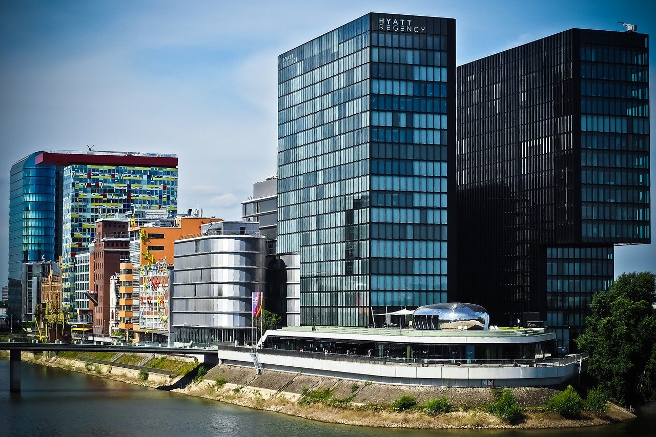 architecture, media harbour, düsseldorf-1515475 architecture, media harbour, düsseldorf